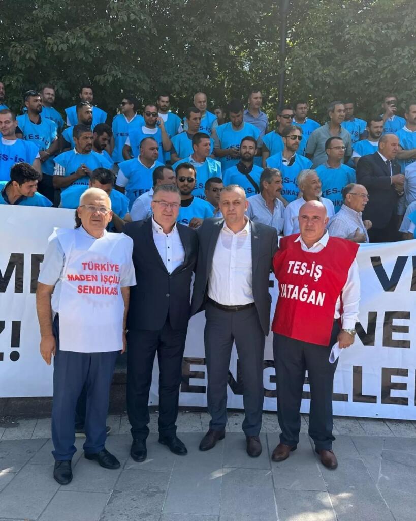 Enerji ve Maden İşçileri Türkiye Büyük Millet Meclisinde