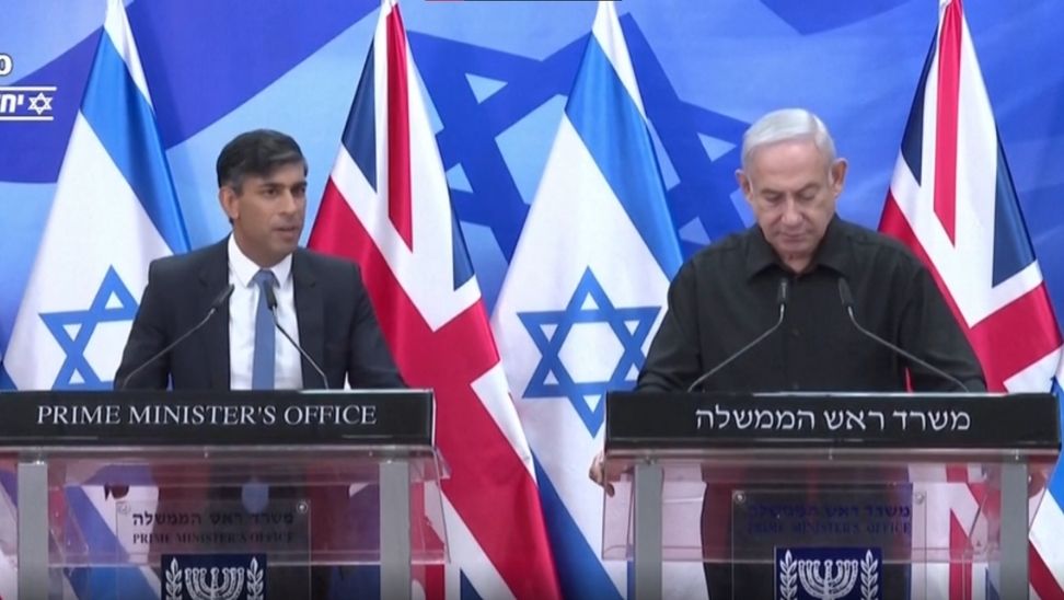İngiltere Başbakanı Sunak İsrail’de: Kazanmanızı istiyoruz